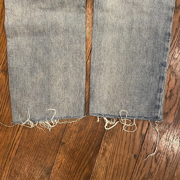 RE/DONE High Rise Stove Pipe Denim - Light Vain (color) - Picture 3 of 6